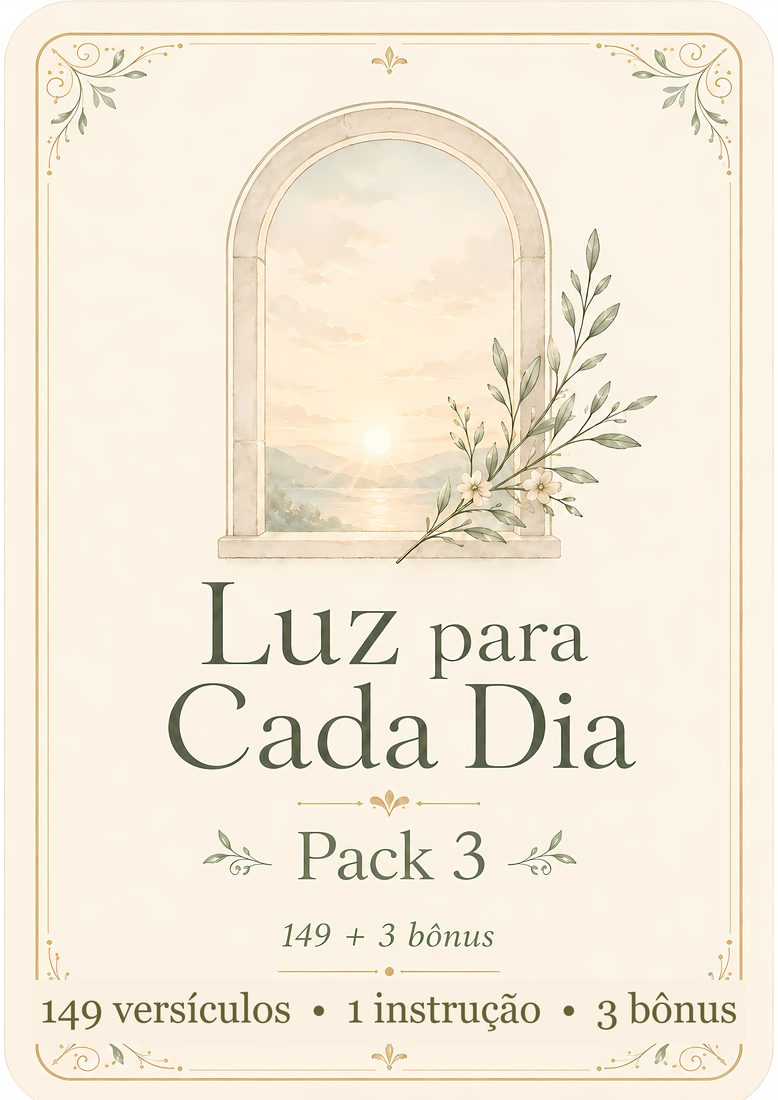 Capa ilustrada do baralho Luz para Cada Dia